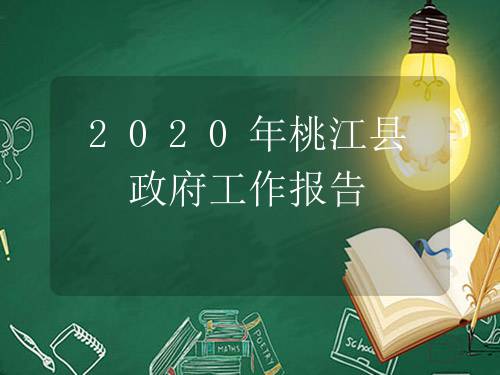 2020年桃江县政府工作报告
